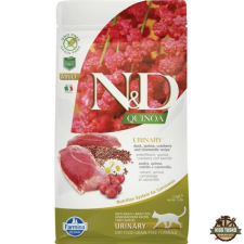 N&amp;D Cat Quinoa Urinary kacsa 1,5kg macskaeledel