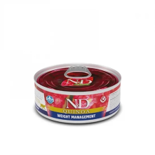  N&amp;D Quinoa Cat konzerv weight management 12x80g macskaeledel
