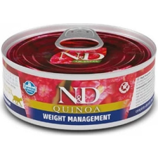 N&amp;D Quinoa Cat konzerv weight management 80 g macskaeledel