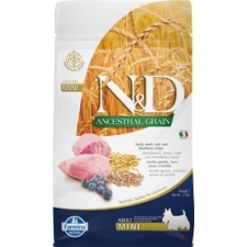 N&D Dog Ancestral Grain Adult Mini Bárány, Tönköly, Zab&Áfonya 800g kutyaeledel