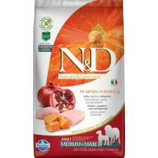 N&D Dog Grain Free csirke&gránátalma sütőtökkel adult medium&maxi 2x 12kg kutyatáp kutyaeledel