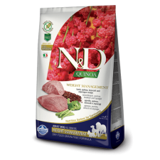 N&D Dog Grain Free Quinoa Weight Management Bárány 2,5 kg kutyaeledel