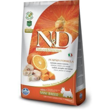N&D Dog Grain Free tőkehal&narancs sütőtökkel adult mini 800g kutyatáp kutyaeledel