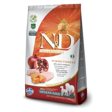 N&D Grain Free Adult Medium/Maxi Csirke & Gránátalma Sütőtökkel 2,5kg kutyaeledel