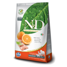  N&D Grain Free hal&narancs adult medium kutyatáp – 12 kg kutyaeledel
