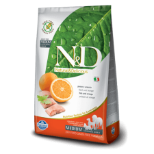  N&D Grain Free hal&narancs adult medium kutyatáp – 2×12 kg kutyaeledel