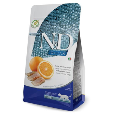 N&D Grainfree Adult Cat Ocean hering&narancs – 300 g macskaeledel