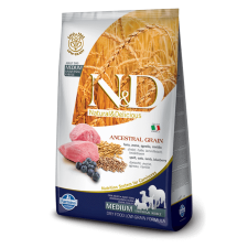 N&D Low Grain Dog Bárány&áfonya adult medium 12kg kutyatáp kutyaeledel