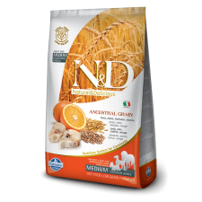 N&D Low Grain Dog Tőkehal&Narancs adult medium 2x 12kg kutyaeledel