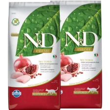 N&D N&amp;D Cat Prime csirke &amp; gránátalma Adult ivartalanított 2x5kg macskaeledel