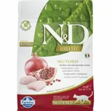 N&D N&D Cat Prime csirke&gránátalma adult ivartalanított 300g macskaeledel