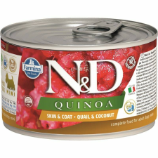 N&D N&D Dog Quinoa konzerv fürj&kókusz adult mini 140g kutyaeledel
