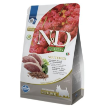  N&D Quinoa Dog kacsa, brokkoli&spárga adult neutered mini – 2,5 kg kutyaeledel