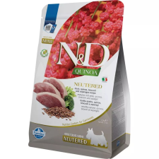 N&D Quinoa Dog Kacsa,brokkoli&spárga neutered adult mini 2,5kg kutyaeledel