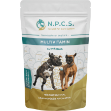  N.P.C.S. Multivitamin probiotikummal és aranygyökér kivonattal kutyáknak 45 g vitamin, táplálékkiegészítő kutyáknak