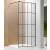 N-smart Frida black 90x190cm fekete Walk-In zuhanyfal