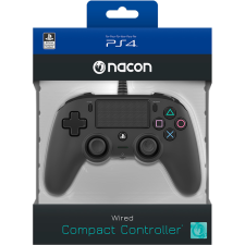NACON Gaming Nacon Wired Compact Playstation 4 Vezetékes Controller - Fekete (NA360653) videójáték kiegészítő