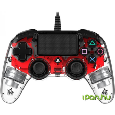 Nacon Wired compact controller for Playstation 4 halványpiros roller