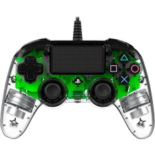 Nacon Wired Compact Controller PS4 - átlátszó zöld játékvezérlő
