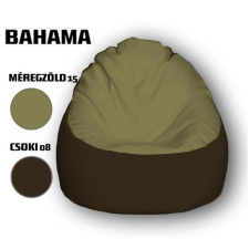  Nagi Méregzöld - Csokibarna Babzsákfotel bútor