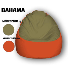  Nagi Méregzöld - Narancssárga Babzsákfotel bútor