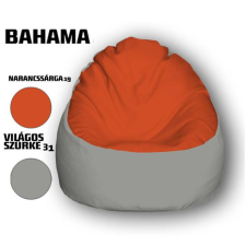  Nagi Narancssárga - Világos Szürke Babzsákfotel bútor