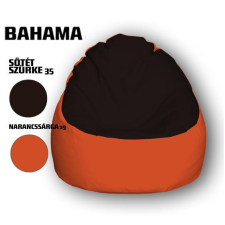  Nagi Sötétszürke - Narancssárga Babzsákfotel bútor