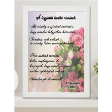  Nagy falikép Tanító néninek - Ajándék pedagógusnak ballagásra grafika, keretezett kép