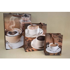  Nagy méretű kávémintás ajándéktasak ajándéktasak