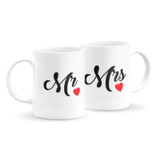 Nagy Mr és Mrs páros bögre bögrék, csészék