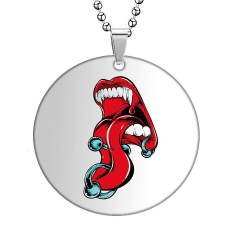  Nagy száj medál lánccal nyaklánc