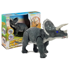 Nagy szürke Triceratops dinoszaurusz elemes játék játékfigura