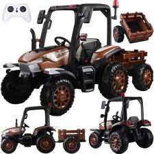 Nagy traktor 4x4 pótkocsival és távirányítóval távirányítós modell