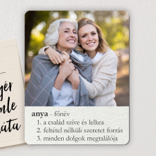 NagyAjándék Anya - fényképes hűtőmágnes hűtőmágnes