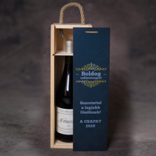 NagyAjándék Egyedi borosüvegdoboz egyedi ajándék