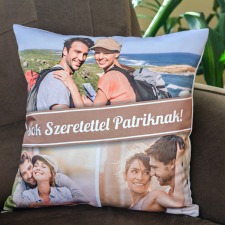 NagyAjándék Egyedi fényképes kispárna 3 képpel egyedi ajándék