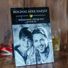 NagyAjándék Fényképes Apák napi fotópanel egyedi ajándék