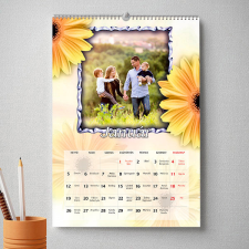 NagyAjándék Fényképes falinaptár, névnapos egyedi ajándék