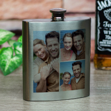 NagyAjándék Fényképes flaska 3 képpel egyedi ajándék