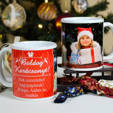 NagyAjándék Fényképes karácsonyi bögre karácsonyi dekoráció