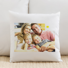 NagyAjándék Fényképes kispárna A4 képpel, fekvő egyedi ajándék