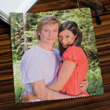 NagyAjándék Fényképes szemüvegtörlő kendő, 15x18cm egyedi ajándék