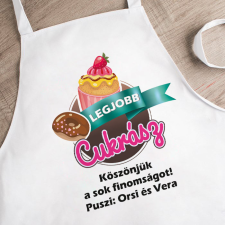 NagyAjándék Legjobb cukrász - egyedi kötény lakástextília