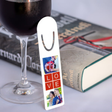 NagyAjándék LOVE fényképes könyvjelző egyedi ajándék