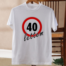 NagyAjándék Szülinapi évszámos póló, L egyedi ajándék