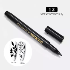 Nagyker 1. Akril toll nail art pen - fekete körömdíszítő