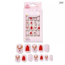 Nagyker 1. Kid nail tip gyerekeknek - Karácsony #290 körömdíszítő