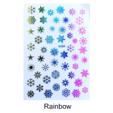 Nagyker 2. Körömmatrica - A034color karácsony körömdíszítő