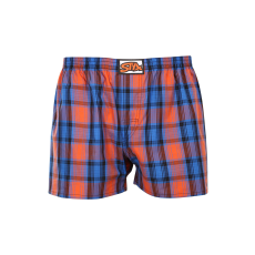  Nagyméretű tarka férfi klasszikus boxeralsó Styx klasszikus gumi (E1006) 4XL