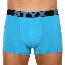 Nagyméretű világoskék férfi boxeralsó Styx sport gumi (R1169) 4XL férfi alsó